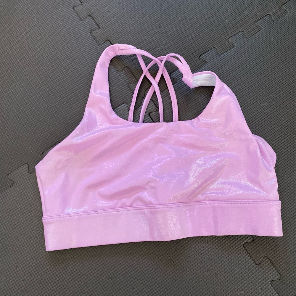 Wodbottom pink shiney bra, L